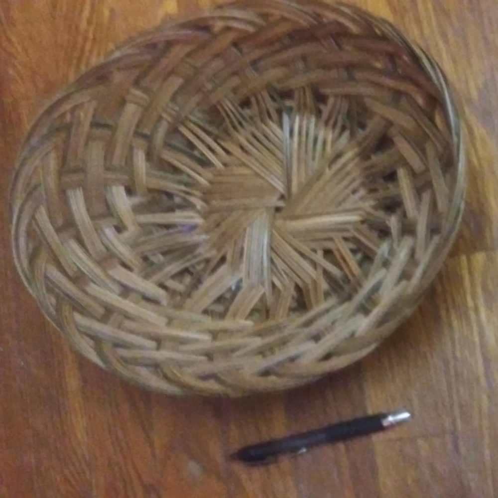 Basketweave Wicker Basket